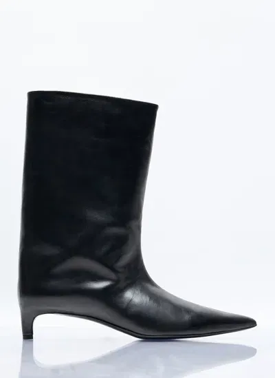 Jil Sander Ankle Boots In Black