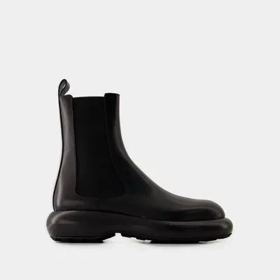 Jil Sander Ankle Boots In Black