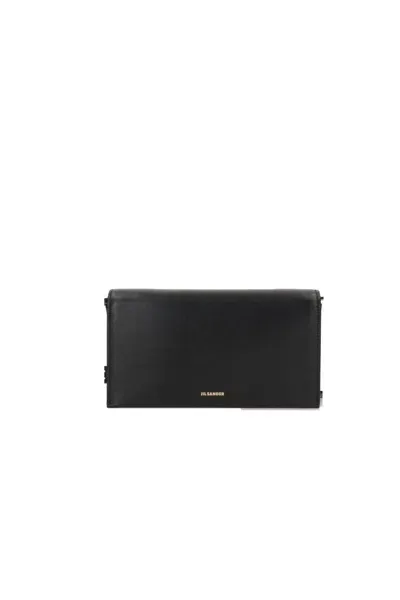 Jil Sander All-day Shoulder Bag In Black