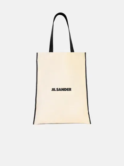 Jil Sander Beige Tela Shopping Bag