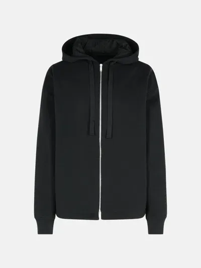 Jil Sander Black Cotton Sweatshirt