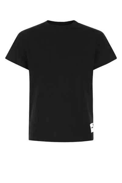 Jil Sander Black Cotton T-shirt Set