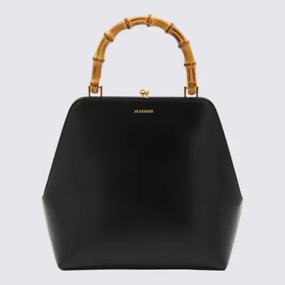 Jil Sander Black Leather Shoulder Bag