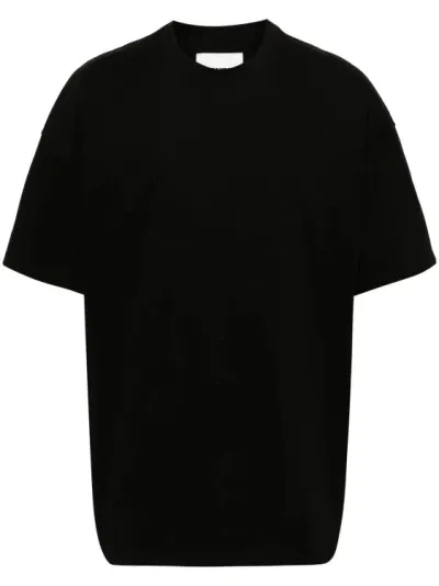 Jil Sander Black Logo-print T-shirt