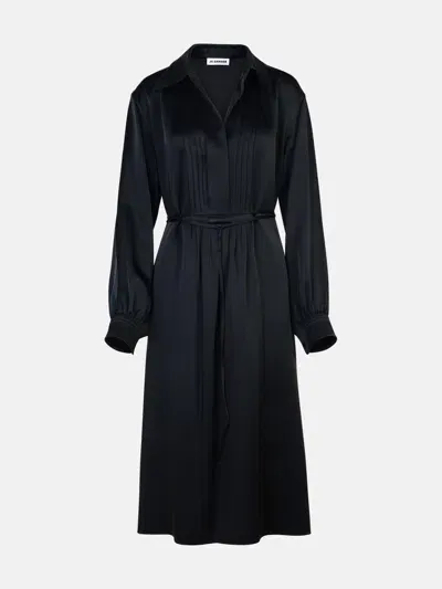 Jil Sander Black Viscose Blend Dress