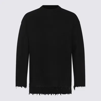 Jil Sander Black Wool Knitwear