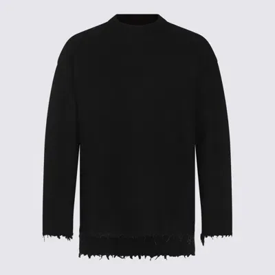 Jil Sander Black Wool Knitwear