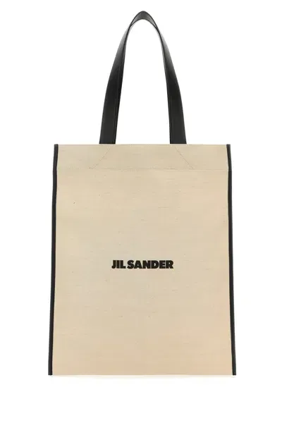 Jil Sander Border Book Tote Md-tu Nd  Female In Neutral