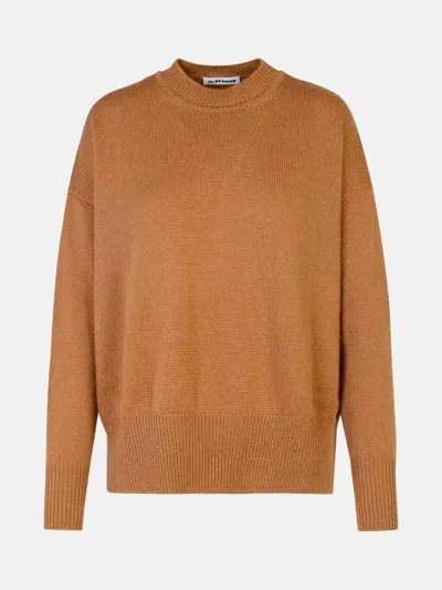 Jil Sander Brown Cashmere Sweater