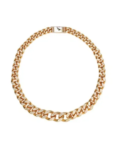 Jil Sander Cable Chain Necklace In Gold