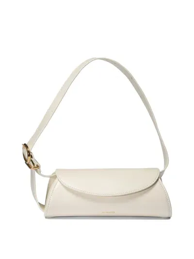 Jil Sander "cannolo Mini" Crossbody Bag In White