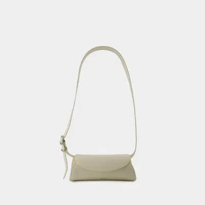 Jil Sander Cannolo Mini Purse -  - Leather - Eggshell In White