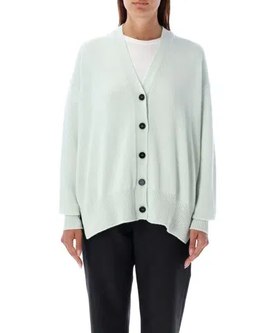 Jil Sander Cardigan In Green