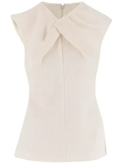 Jil Sander Classic Pleat In White