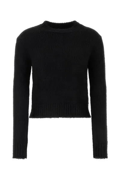 Jil Sander Cn Ls Jumper - Shrunken Fit-36t Nd  Female In Black