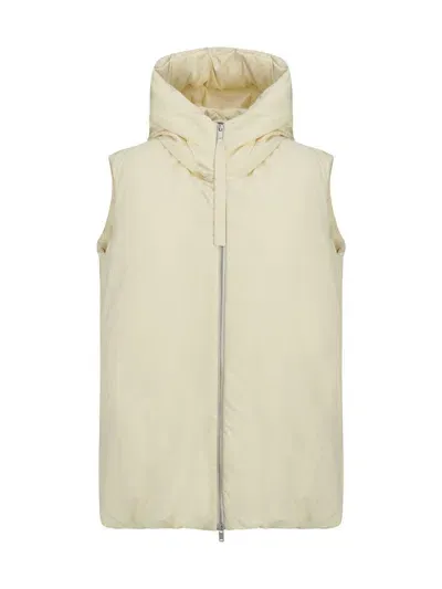 Jil Sander Vest In Light Beige