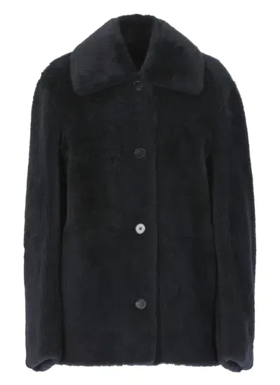 Jil Sander Coats Blue