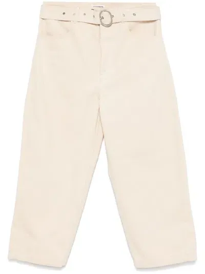 Jil Sander Cotton Loose-fit Jeans In Neutral