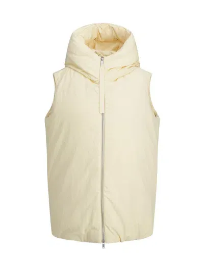 Jil Sander Down Jackets In White