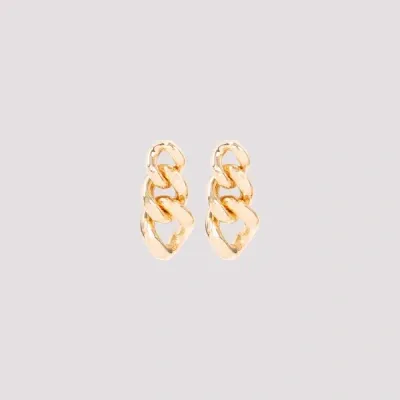 Jil Sander Dw5 Earrings Unica In  Gold