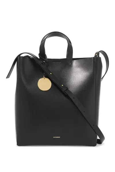 Jil Sander Edbonded Tote In Black