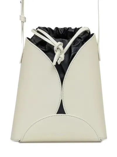 Jil Sander Ellipse Bag In White