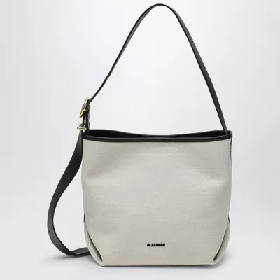 Jil Sander Folded Small Tote Bag In Beige