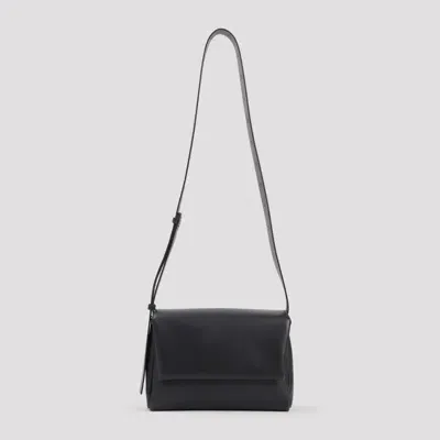 Jil Sander Folded Messanger Bag In Black