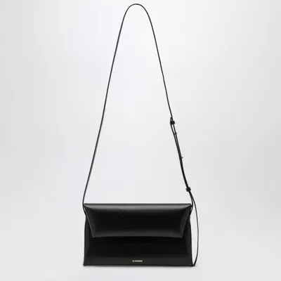 Jil Sander Folded Small Clutch Bag Black