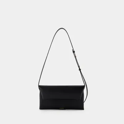 Jil Sander Folded Small Crossbody -  - Leather - Black