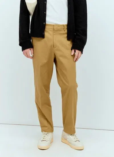 Jil Sander Gabardine Pants In Beige