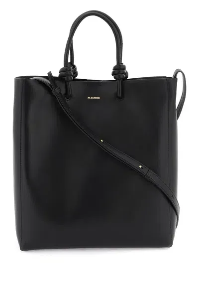 Jil Sander Giro Shoulder Bag In Black