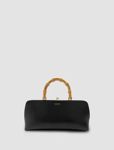 Jil Sander Goji Bamboo Small In Black