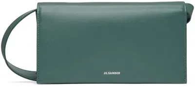 Jil Sander Green All-day Bag In 431 Laguna