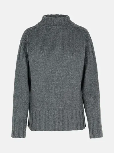 Jil Sander Grey Cashmere Sweater