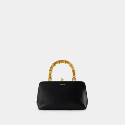 Jil Sander Hobo Goji Mini Bag In Black