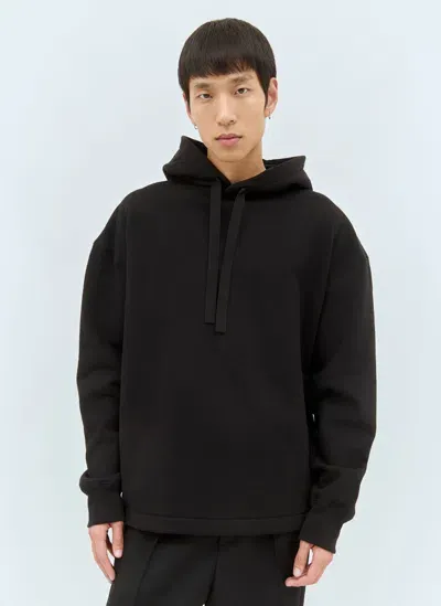 Jil Sander Hooded Sweatshirt In Black