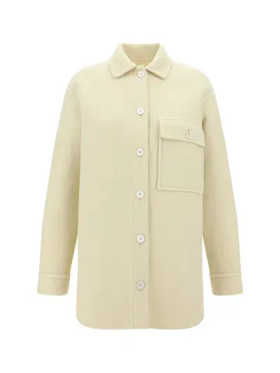 Jil Sander Jacket In Pearl