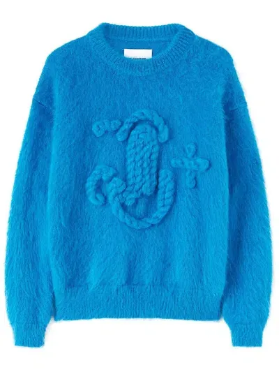 Jil Sander Gestrickter Pullover In Blue