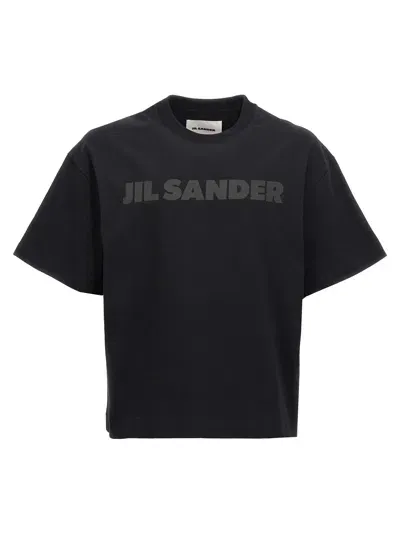 Jil Sander Black Cotton T-shirt