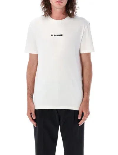 Jil Sander Logo T-shirt In White