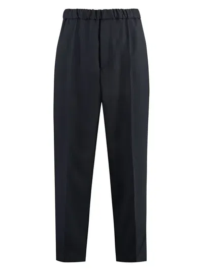 Jil Sander Men's Cropped Pants In Blue