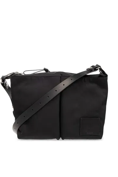 Jil Sander Pilot Shoulder Bag In Black