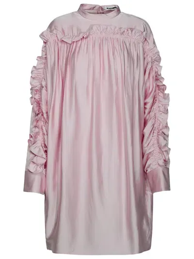 Jil Sander Pink Viscose Dress