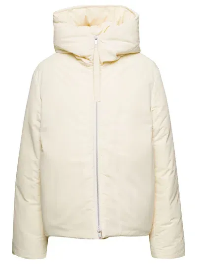 Jil Sander Plus Coats In Neutro