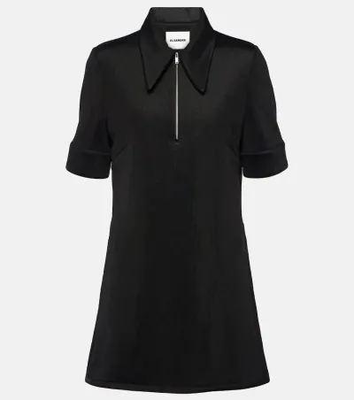 Jil Sander Polo Dress In Black