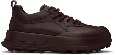 Jil Sander Purple Orb Sneakers In 603 Aubergine