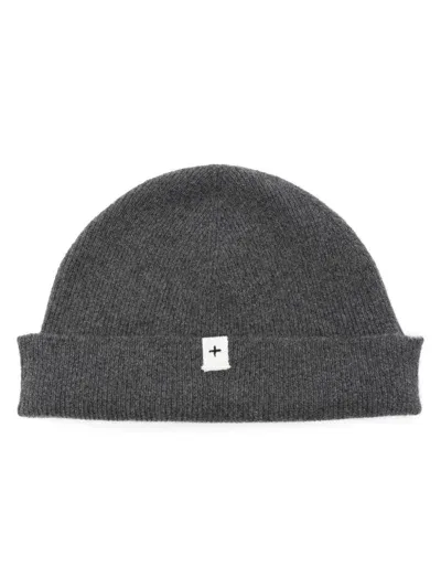 Jil Sander Ribbed-knit Beanie In Grey