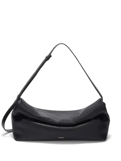 Jil Sander Rollup Crossbody Md Bags In Black