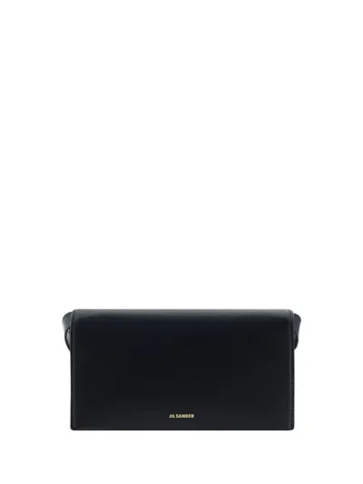 Jil Sander Shoulder Bag In Black